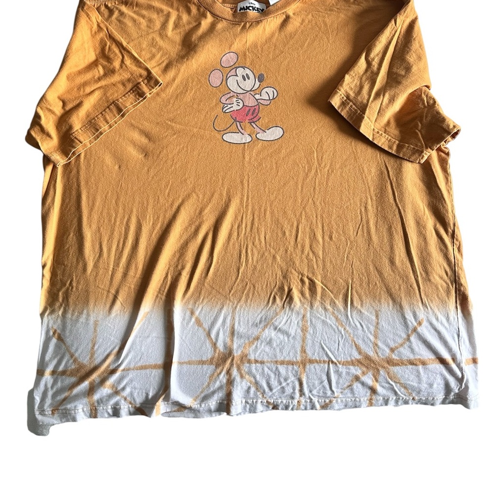 Disney Mickey Mouse Orange/gold  Gradient Tee